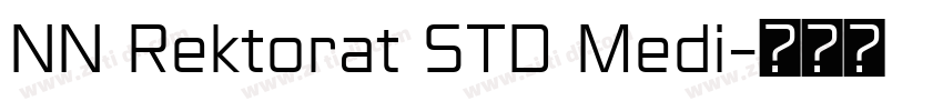 NN Rektorat STD Medi字体转换